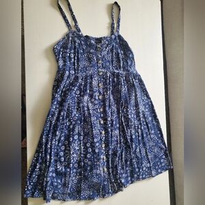 Torrid, Size 0, Blue Floral Dress